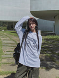 Michigan printed loose fit long sleeve