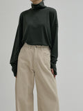 [unisex] Mochi Warmer Overfit Turtleneck T-shirt