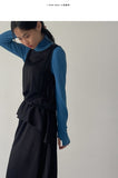 Reverse Cutting Warmer Mock Collar T-Shirt