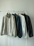 Glossy Nylon Windbreaker