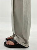 Folded Line Cotton Pants