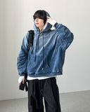 Martina Washing Denim Hoodie