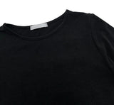 SILKY ROUND SLEEVE T