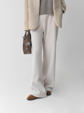 High-Waist Banding Slacks Pants