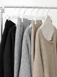 Low Button Cardigan Setup