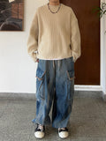 Damage Round Over Knit