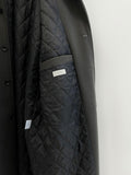 F/W robe wool overfit balmacan coat