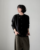 Personal Wool Round Cardigan