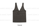 OVERLAP V-NECK SLEEVELESS