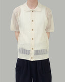 Rian linen collar cardigan