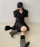 Annika Puff Flare Mini One Piece