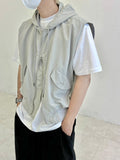 KIKO hooded vest (ZIP-UP)