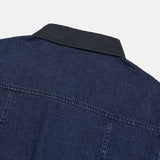 Moss Color Denim Jacket