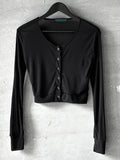 Silket See-Through Snap Cardigan