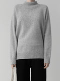 [Premium] Cashmere Half-Turtleneck Knitwear