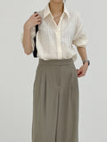 Embo Stripe Loose Fit Shirt