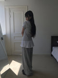Obe Race Line Track Wide Pants