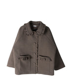 FRILL LOID HALF COAT