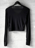 Silket See-Through Snap Cardigan