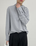 Console Tie Silky Blouse