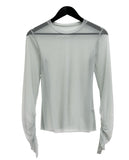 Mesh shirring round tee