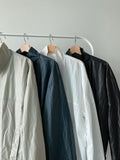 Glossy Nylon Windbreaker