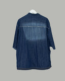 Nurse denim short sleeve shirt