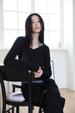 Halter layered T-shirt