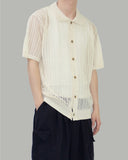 Rian linen collar cardigan