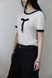 Ribbon Color Matching Round Knit