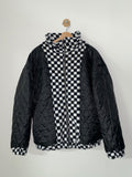 Checker Fleece Quilted Jumper