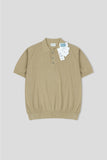 Three linen collar knit