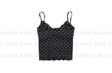 [with cup] PETIT DOT LACE SLEEVELESS