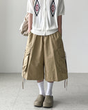 Drop Strap Bermuda Pants