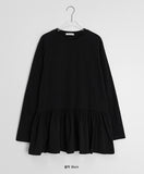 Kyuiki Layered Frill Long Sleeve Mini One Piece