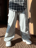 Diagonal Cargo Hip-hop Pants