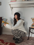 Pierre Stripe Set-Up String Pants
