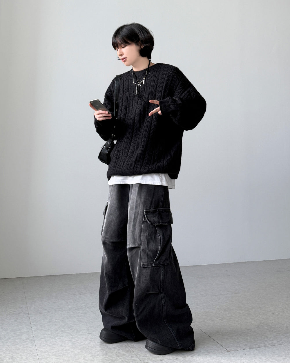【YOURNUS】Justin Retro Cargo Denim YOURNUS (ユアノス) - ジャスティンカーゴデニム/ Justin Retro