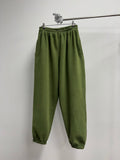 Relaxed Brushed Wide Jogger Pants