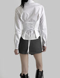 Latte Corset Shirt