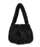 Poodle Wide Fur Shoulder Bag