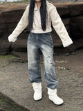 Brush Washing Denim