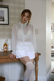 Mumi Dot Scarf Blouse