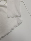 Yoru Mock Neck Strap Blouse