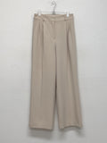 Two-Tuck Basic Wide Slacks