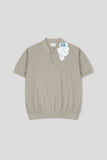 Three linen collar knit