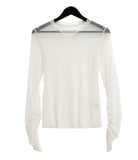 Mesh shirring round tee
