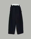Snap button nylon pants