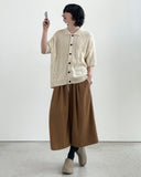 Curie Cable Half Cardigan