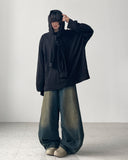 Hitch Scarf Loose Hoodie